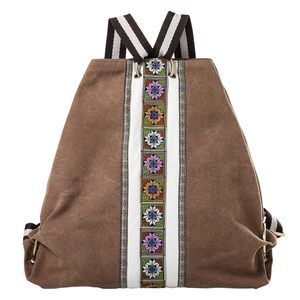 Women Canvas Backpack Daypack Casual Shoulder Bag, Vintage Heavy-duty🖤
